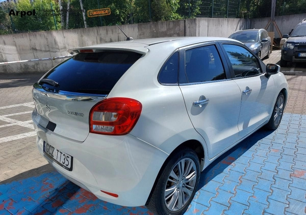 Suzuki Baleno cena 45500 przebieg: 68213, rok produkcji 2017 z Wisła małe 529